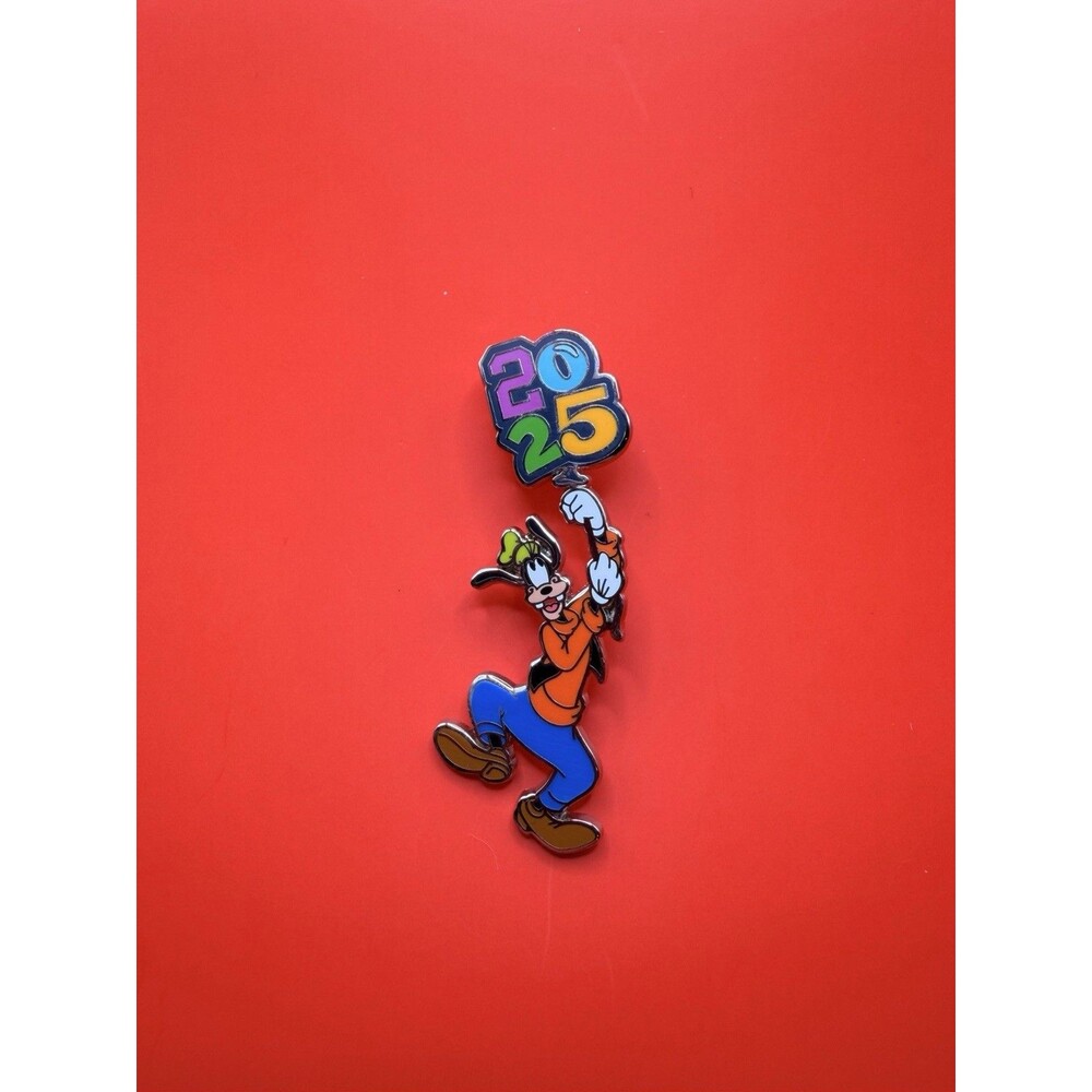 Disney Parks Trading Pins Goofy Dated 2025 Booster Pin